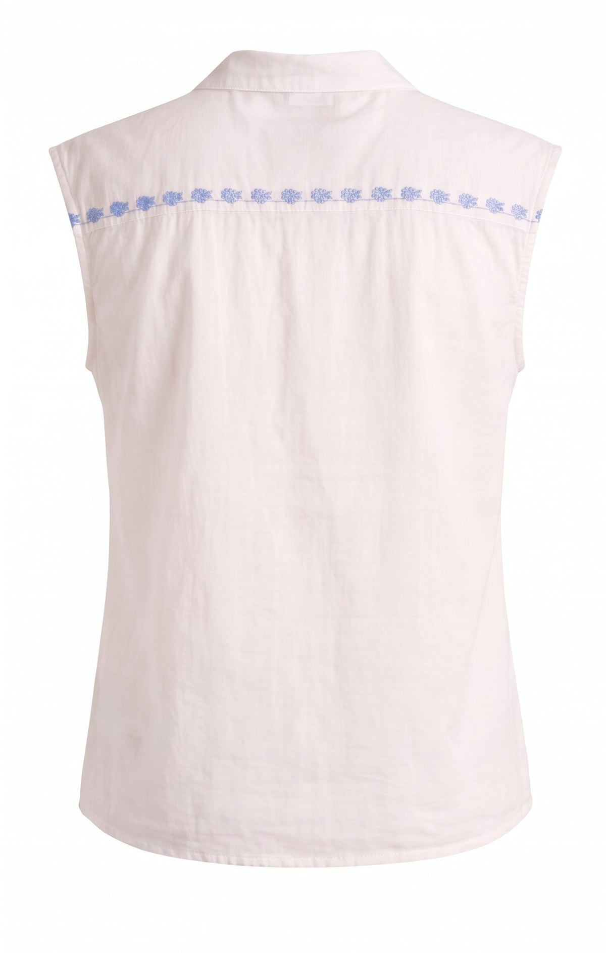 Willow Shirt - White / Blue