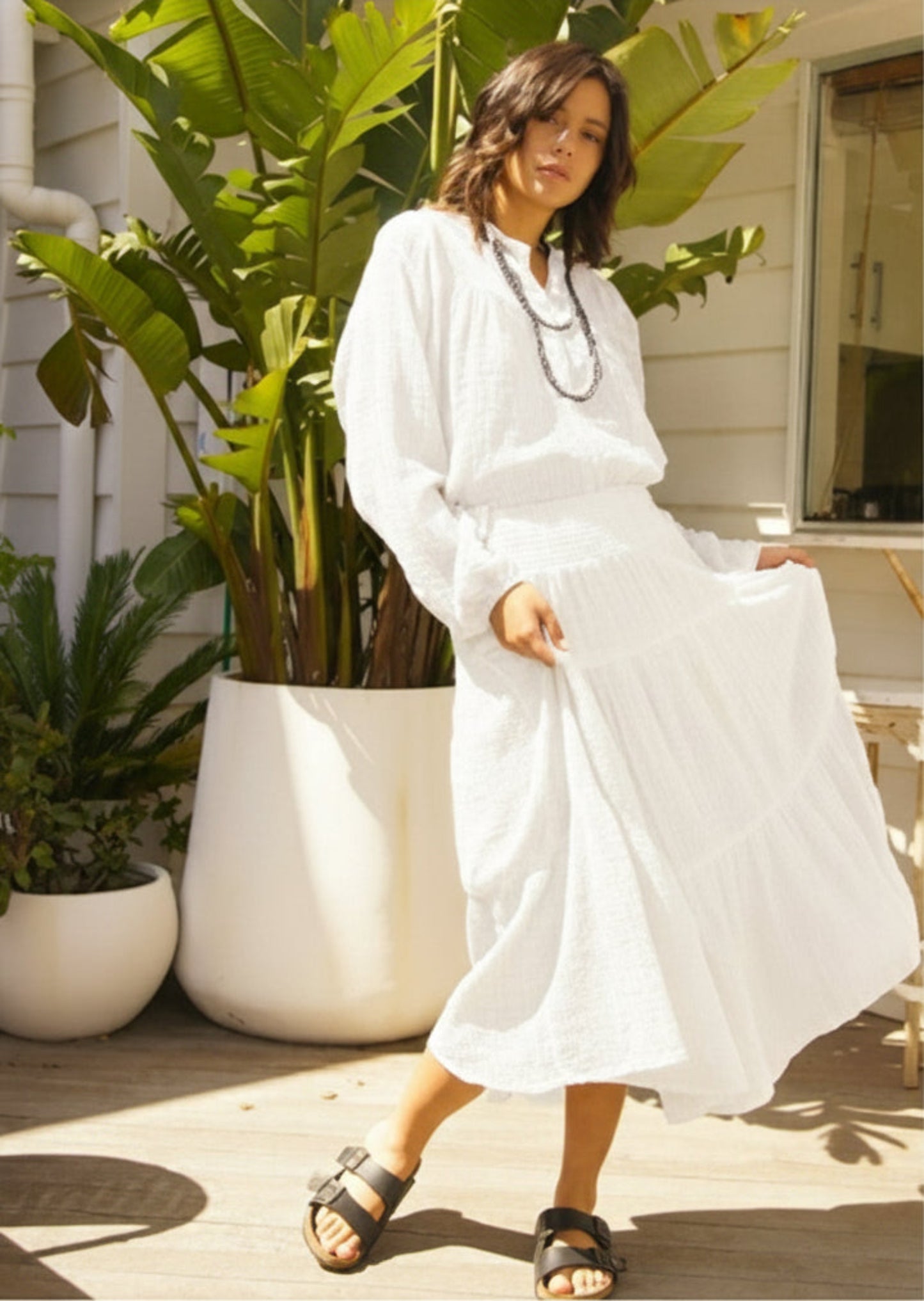 Maya Skirt- White