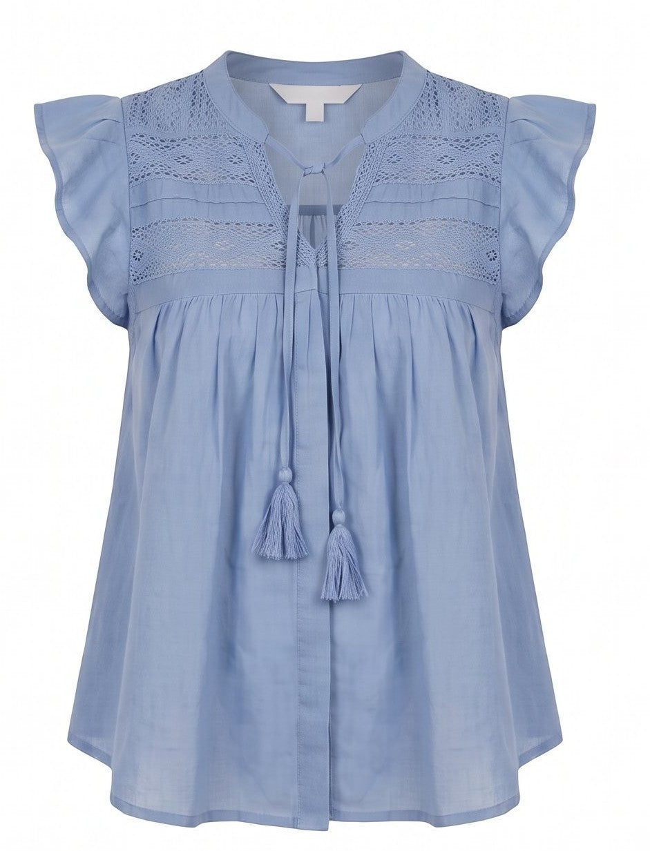 Enid Top - Blue